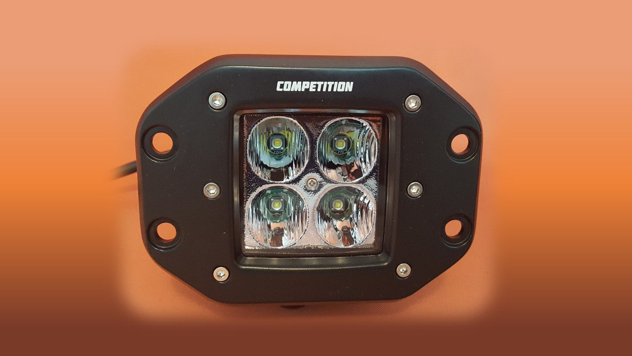 flush mount 40 watt led light pod flood beam