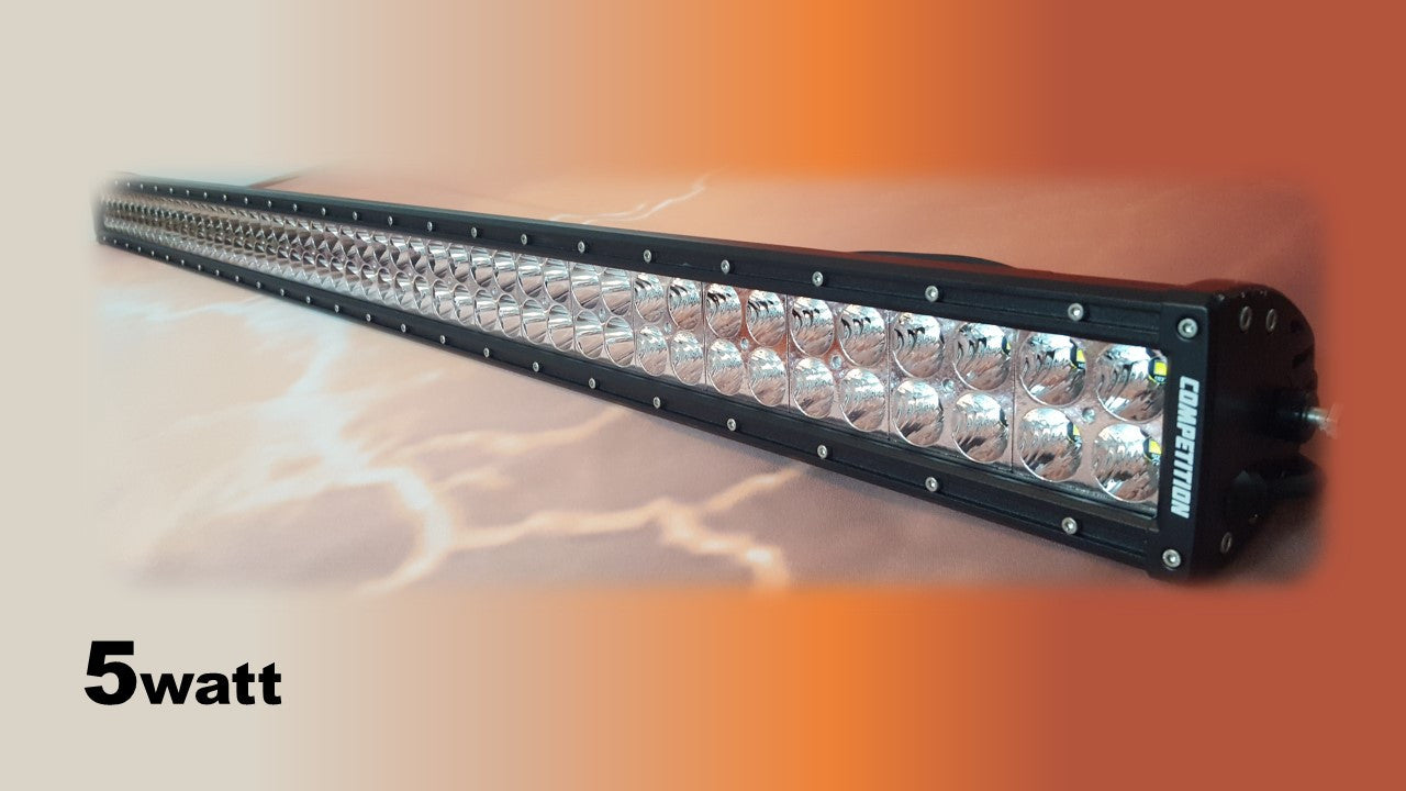 50 inch dual row 5 watt led light bar